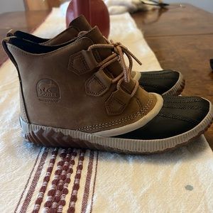 Sorel Out N About Plus Elk Waterproof Nubuck Leather Women's Boots New US 7.5